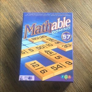 Mathable domino board game
